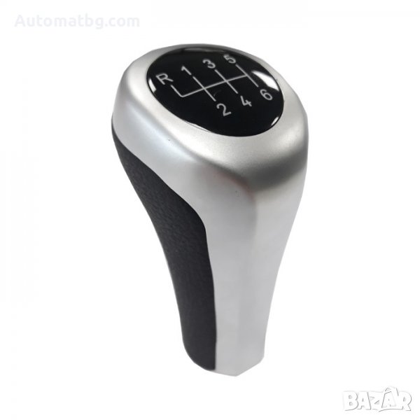 Топка за скоростен лост Automat, 6 скорорсти, За BMW E60, X5, Сив, снимка 1