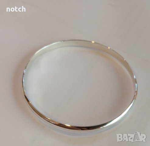 Сребърна гривна, снимка 5 - Гривни - 44148228