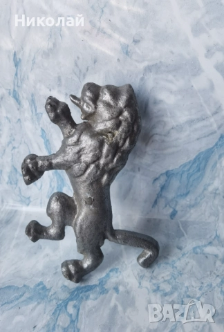 Стара Метална Отливка Лъв за Декорация, снимка 3 - Антикварни и старинни предмети - 52311243