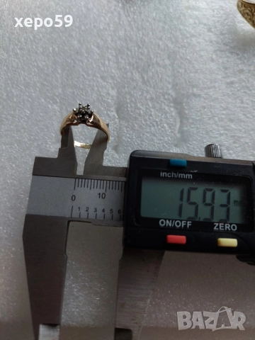 Лот Златни пръстени с диаманти злато м/у 9 и 18 карата, снимка 16 - Пръстени - 52227563