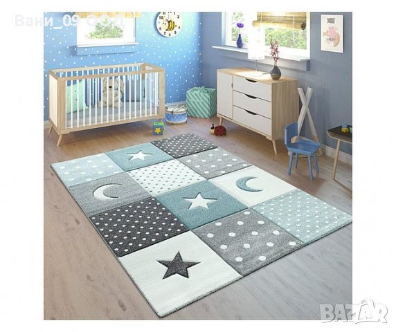 Детски килим с луни/звезди/сърца, снимка 6 - Килими - 36709716