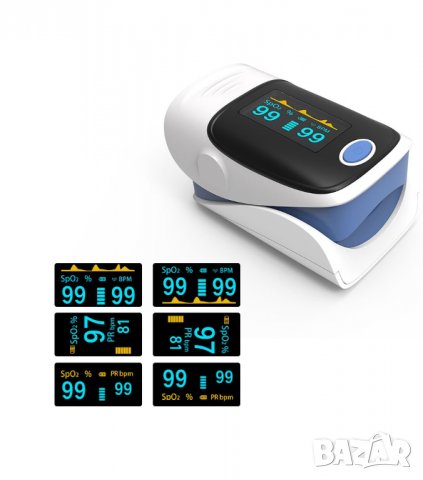 Пръстов пулсоксиметър, с аларма - Yonker