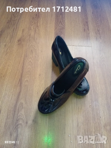 Clarks  нови loufers patent leather размер 37.5, снимка 5 - Дамски ежедневни обувки - 52949417