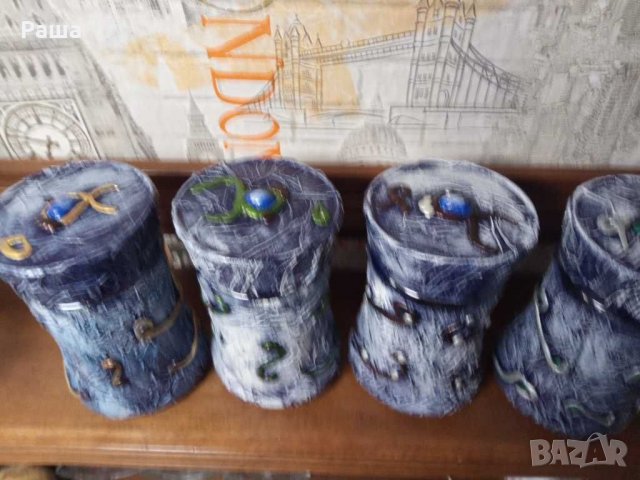 Бурканчета за подправки 1 л  уникат , снимка 4 - Декорация за дома - 31629176