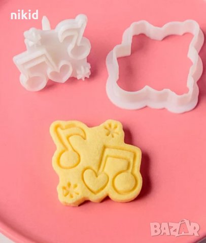 нота ноти в рамка пластмасов резец форма фондан тесто бисквитки