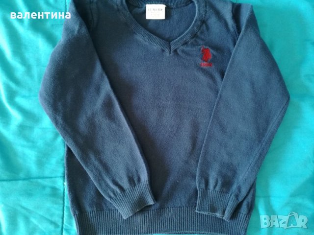 Детски пуловер US Polo, снимка 1 - Детски пуловери и жилетки - 31276348