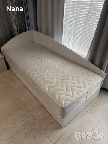 Единично легло с матрак 110€, снимка 7 - Спални и легла - 56544104
