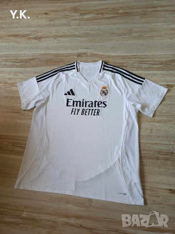 Оригинална мъжка тениска Adidas AeroReady x F.C. Real Madrid / Season 24-25 (Home), снимка 2 - Тениски - 50562944