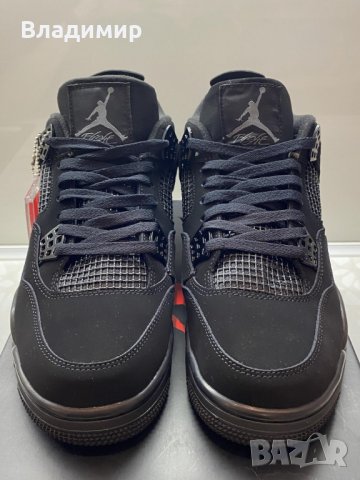 Jordan 4 Retro Black Cat Мъжки/Дамски Кецове 36-47EUR, снимка 2 - Кецове - 37444395