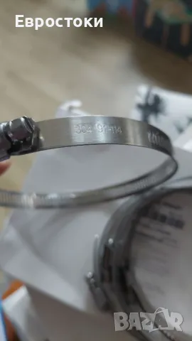 Цена: 5 лв. за комплект от 6 скоби MIAHART 4-инчови скоби за маркуч. Комплект от 6 броя регулируеми , снимка 11 - Други инструменти - 48550357