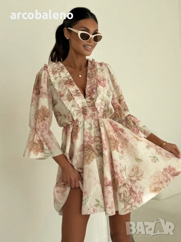 Елегантна дамска рокля, 3цвята , снимка 11 - Рокли - 53939581