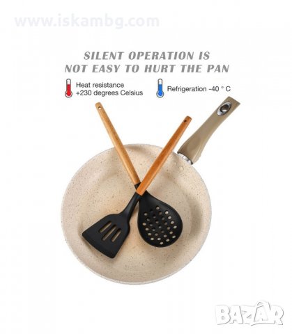 КОМПЛЕКТ ОТ 12БР СИЛИКОНОВИ КУХНЕНСКИ ПРИБОРИ С МЕТАЛНА ПОСТАВКА - КОД 2776, снимка 11 - Прибори за хранене, готвене и сервиране - 33918795