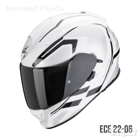 Каска SCORPION EXO-491 KRIPTA White-Black