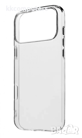 Калъф Акрилен Силикон / Прозрачен / за iPhone 17 Air 6.5 Баркод : 3132471