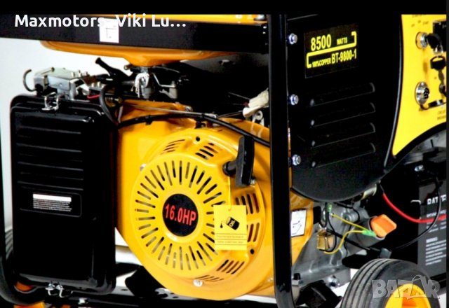 Генератор За Ток 8.5 KW Nova Electric Бензин-Газ Монофазен, снимка 3 - Генератори - 39223739