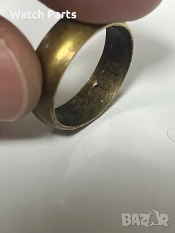 Стара месингова халка, снимка 2 - Други ценни предмети - 49586608