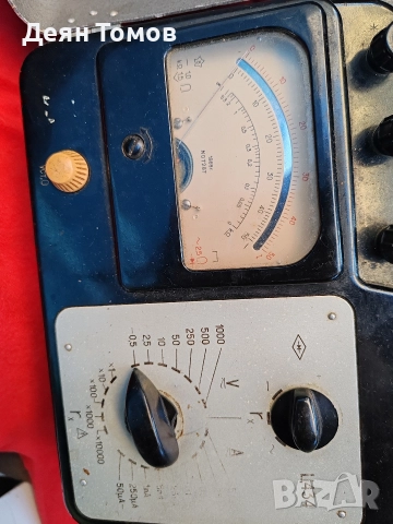 Ретро измервателен уред, снимка 4 - Друга електроника - 52775059