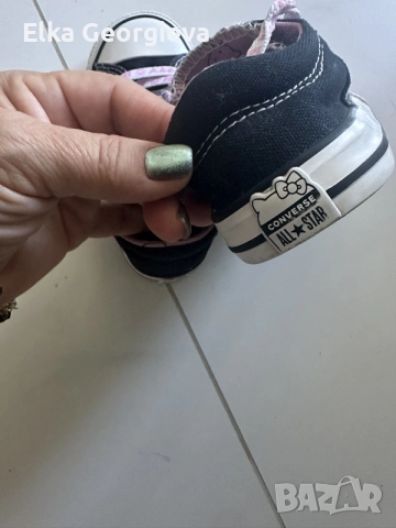 Оригинални детски кецове Converse за момиченце 23 размер, снимка 3 - Детски гуменки - 55978795