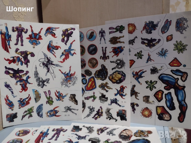 НОВО! Стикери Супермен , снимка 2 - Колекции - 51796426