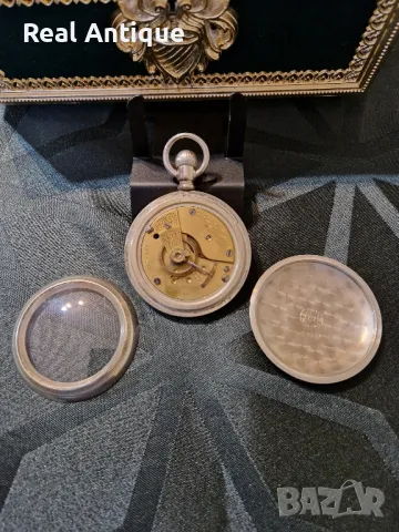 Топ- Уникален голям антикварен колекционерски американски джобен часовник ELGIN , снимка 5 - Антикварни и старинни предмети - 49333748