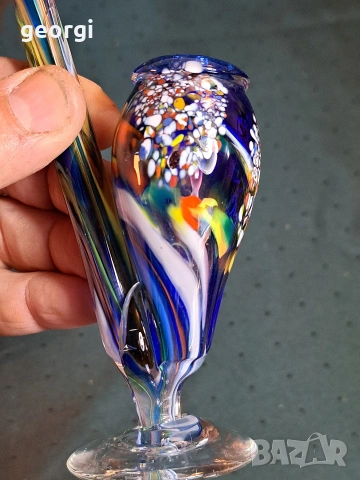 стъклена лула Murano 35/1, снимка 5 - Лули - 54316090