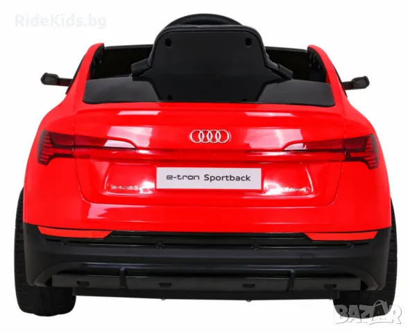 Audi E-Tron Sportback 12V – Детска акумулаторна кола, Червена, EVA гуми, 4x4, снимка 5 - Детски велосипеди, триколки и коли - 50427330