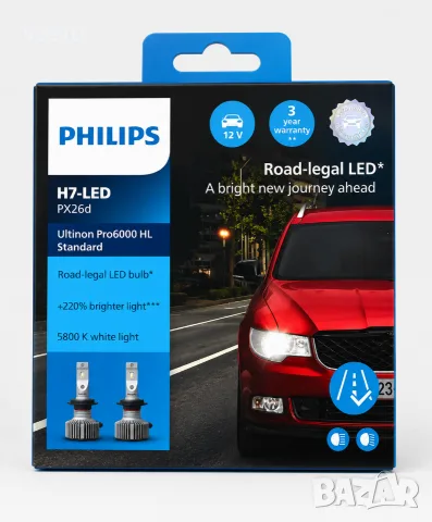 H7 Led Philips Union Pro 6000HL