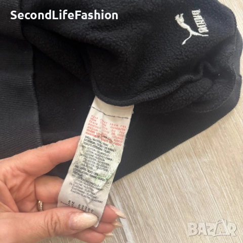 Дамски суитшърт Puma Since 48, размер S черен, снимка 5 - Блузи с дълъг ръкав и пуловери - 53341866