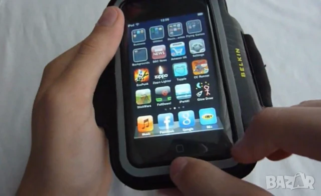 BELKIN Спортен Неопренов Предпазен КАЛЪФ 100x50 мм за iPod и Мобилен Телефон Мек Кейс за Ръка БАРТЕР, снимка 2 - Калъфи, кейсове - 50899965
