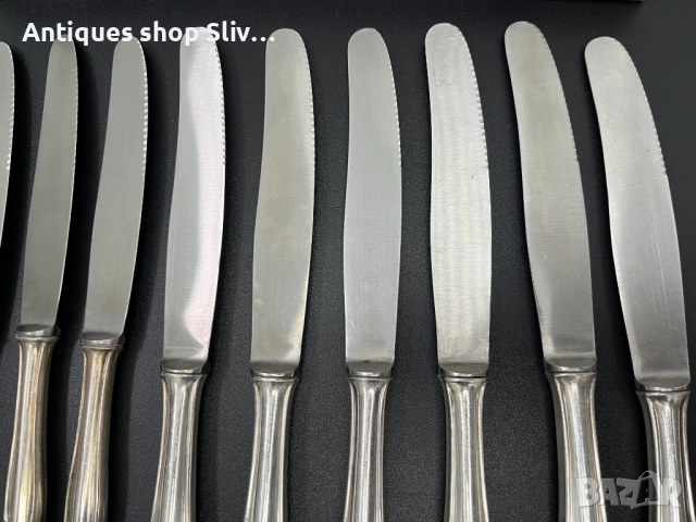 Комлект посребрени ножове - Solingen. №5216, снимка 10 - Антикварни и старинни предмети - 44790809