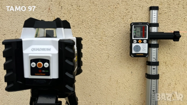 LASERLiNER Quadrum 210 Set - Ротационен лазерен нивелир като нов!, снимка 5 - Други инструменти - 52767563