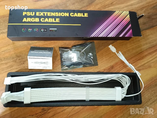 НОВИ 12pin към 12pin светещи кабели за компютър + контролер