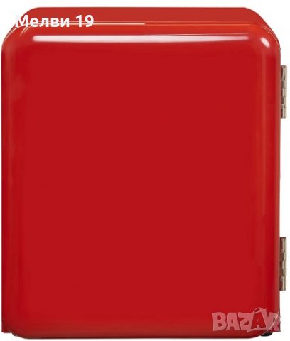 Хладилник мини бар Exquisit RKB 05-14 A + Rot, 48л, Ретро дизайн, 103 kWh/година, Червен/ Черен/ Бял, снимка 2 - Хладилници - 38329453