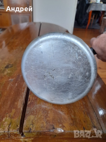 Старо алуминиево джезве #9, снимка 5 - Други ценни предмети - 52922086