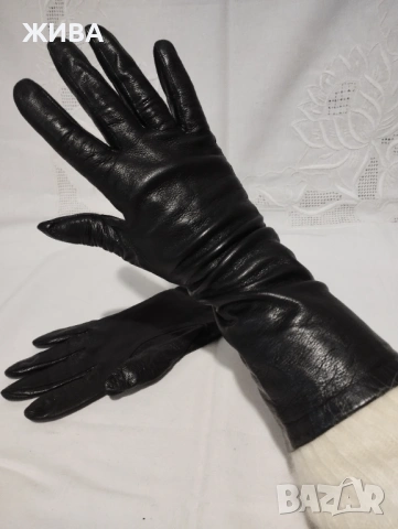 ЕСТЕСТВЕНА КОЖА дамски кожени ръкавици в разримни цветове