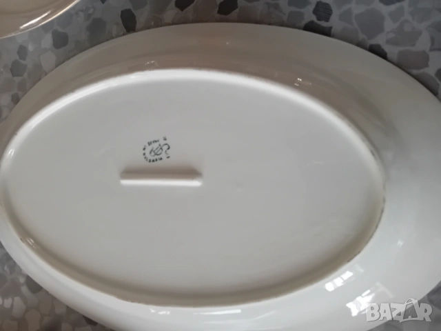 Стар сервиз от порцелан с рози, завод Дянко Стефанов, снимка 6 - Антикварни и старинни предмети - 53880757