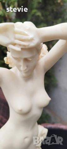 Голяма статуетка от алабастър, снимка 2 - Статуетки - 51437717