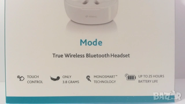 Bluetooth слушалки ttec Mode, неотваряни, снимка 3 - Bluetooth слушалки - 54083585