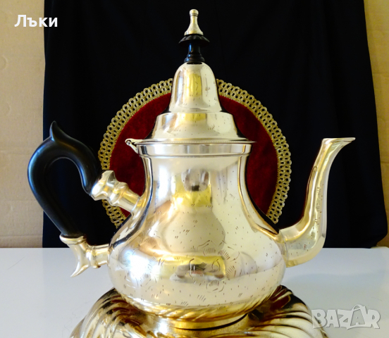 Кана,чайник бронз 1 кг. , снимка 2 - Антикварни и старинни предмети - 36470585