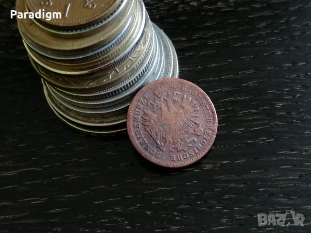 Монета - Австро-Унгария - 1 кройцер | 1881г., снимка 2 - Нумизматика и бонистика - 29090342