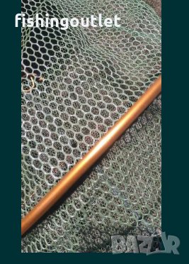  Гумиран живарник с метални обръчи и двоен отвор 2,5 мт + калъф 39 лв., снимка 4 - Такъми - 30906061