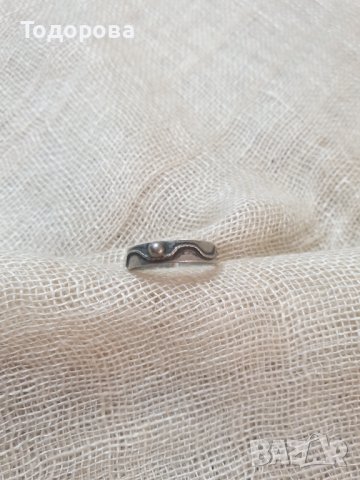 Старинно сребърно пръстенче, снимка 3 - Пръстени - 39382230