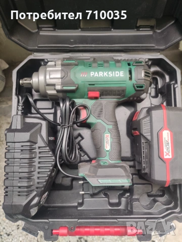 Ударен винтоверт Parkside зелен