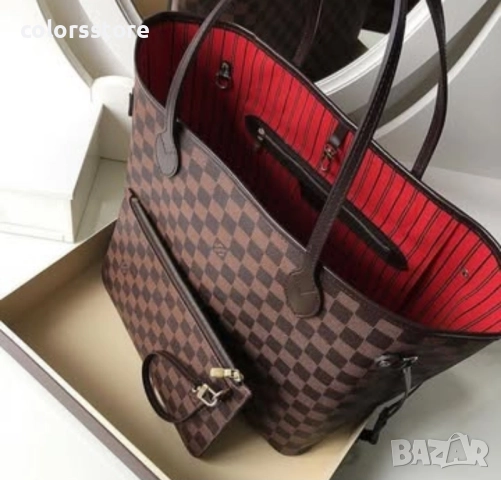 Кафява чанта Louis Vuitton Neverfull/SG176de
