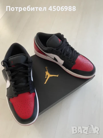 Маратонки NIKE AIR JORDAN 1 LOW, снимка 15 - Маратонки - 50710088