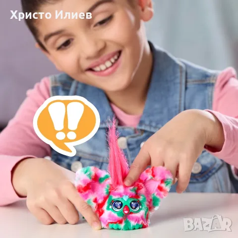 Интерактивна играчка Hasbro Furby Furblets - Pep-Mint, снимка 3 - Други - 55979573