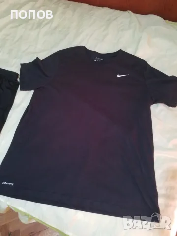 Тениска The Nike Tee и Къси гащи Nike Dry Fit-XL ,Перфектен екип!