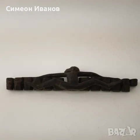 Стара африканска абаносова статуетка на барабанист #5885, снимка 8 - Антикварни и старинни предмети - 50244150