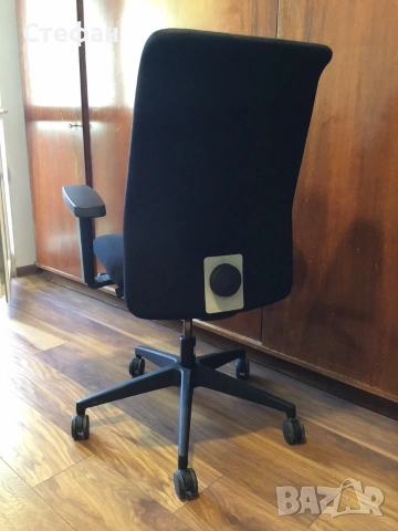 Премиум офис стол - черен, снимка 2 - Столове - 53210361