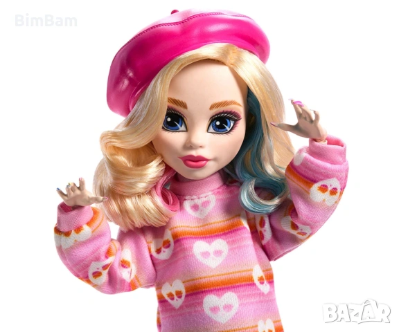 Колекционерска кукла Monster High Wednesday: Енид Синклер, снимка 4 - Кукли - 53275533